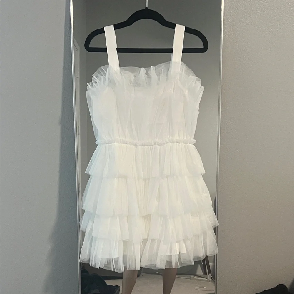 Birdy Grey White Tulle Dress - Picture 2 of 6